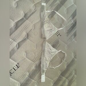 Calvin Klein Medium Grey/Cream Bralette